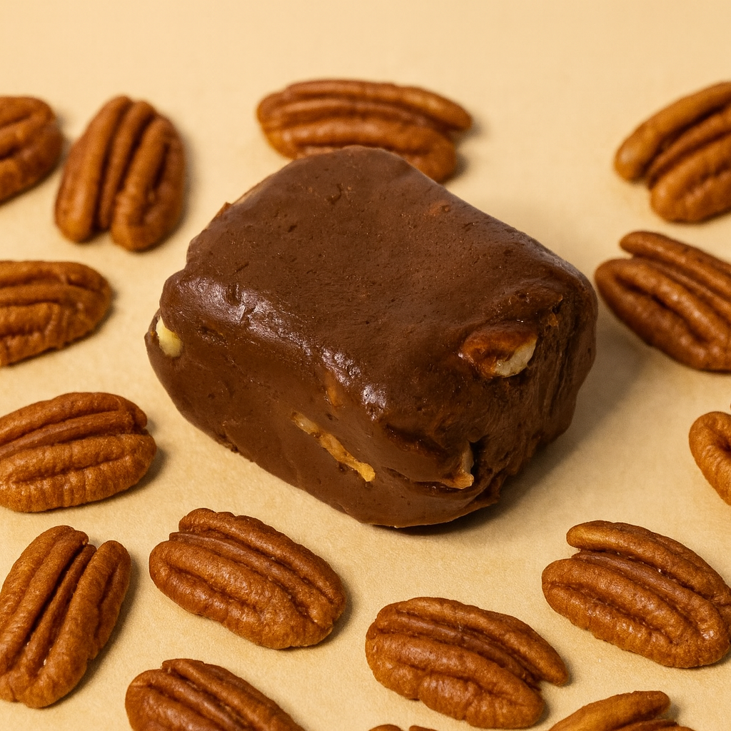 Chicloso de leche quemada con un toque de nuez. 😋 1, 6 ó 12 piezas.